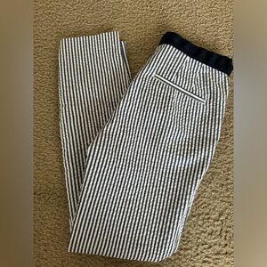 NEW ZARA JOGGING FIT TROUSERS Navy White